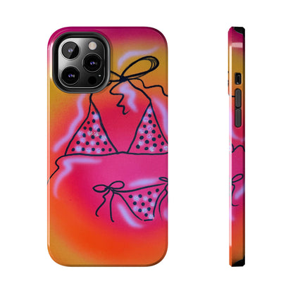 "glitter bikini" airbrush iPhone case