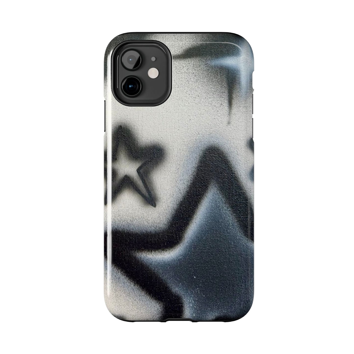 "black & white stars" airbrush iPhone case