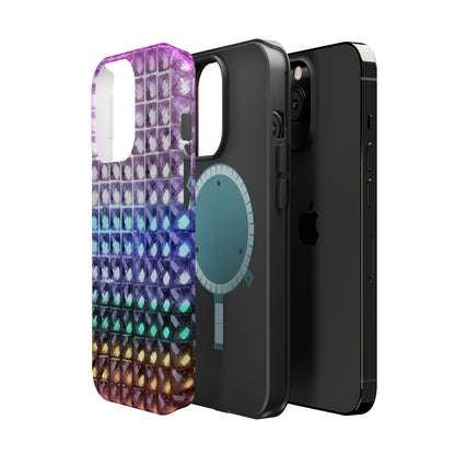 MagSafe "multicolor studs" airbrush iPhone case
