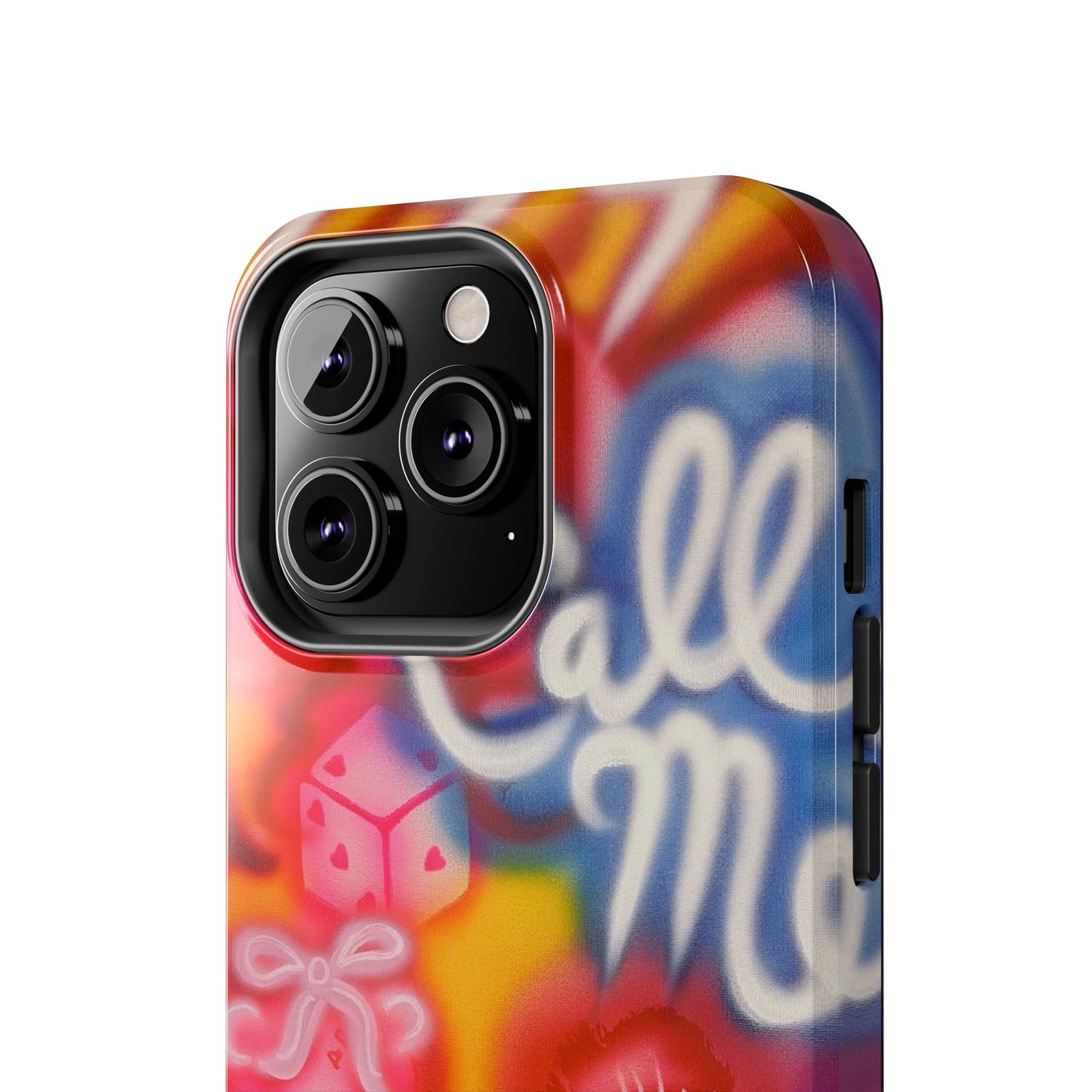 "CALL ME!" airbrush iPhone case