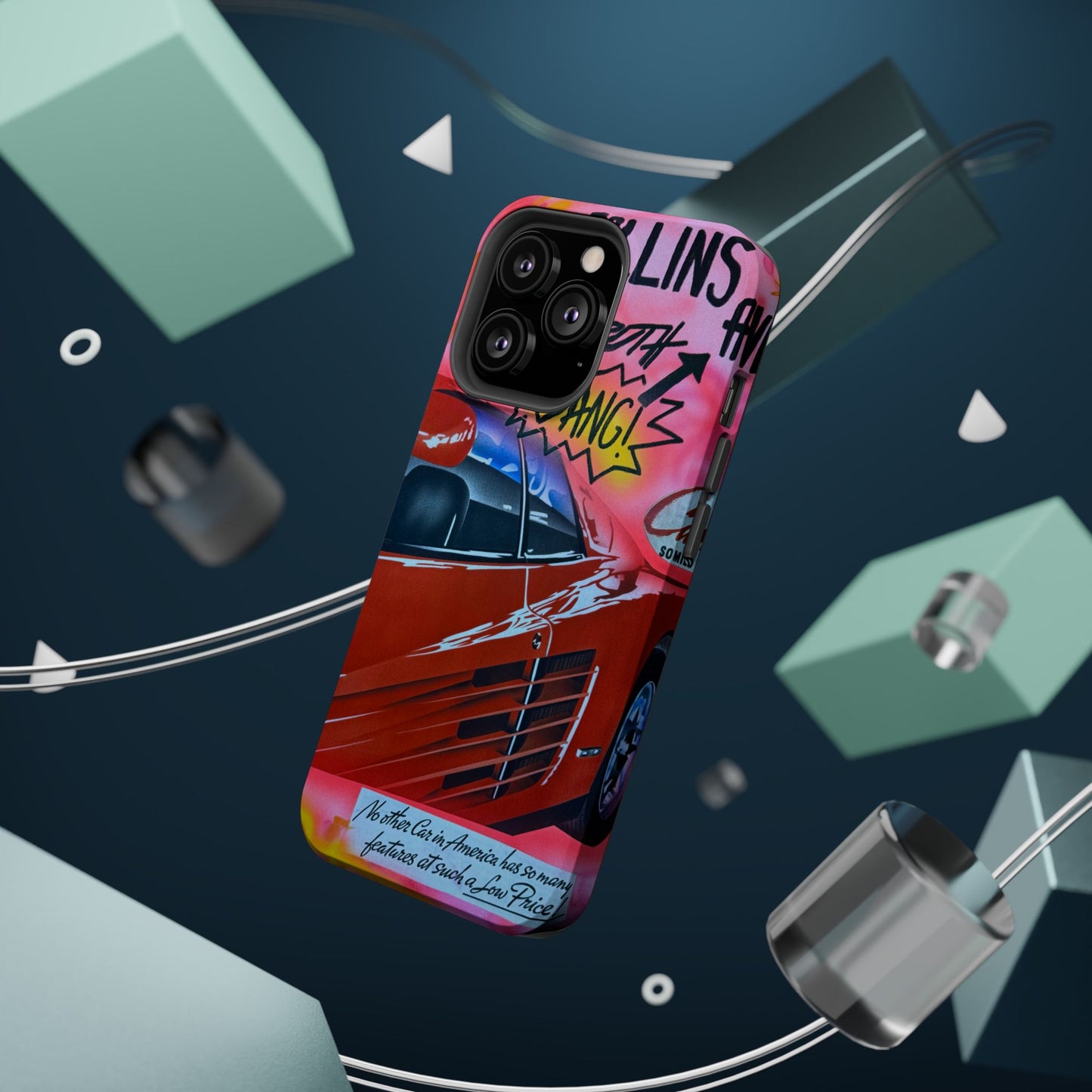 MagSafe "miami momentos" airbrush iPhone case