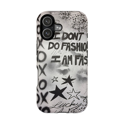 MagSafe "i am fashion" airbrush iPhone case
