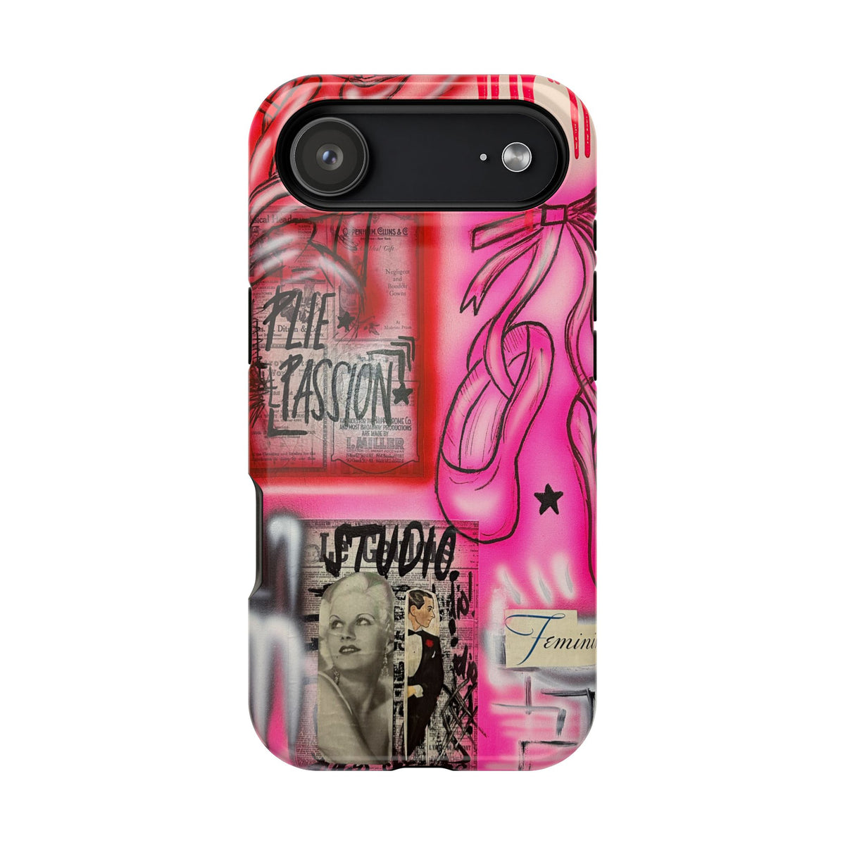 MagSafe "plié passion" airbrush iPhone case