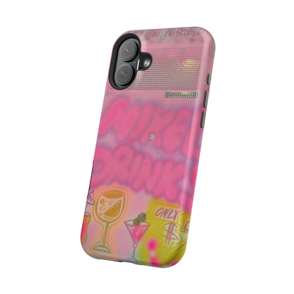 MagSafe "mixed drinks" airbrush iPhone case