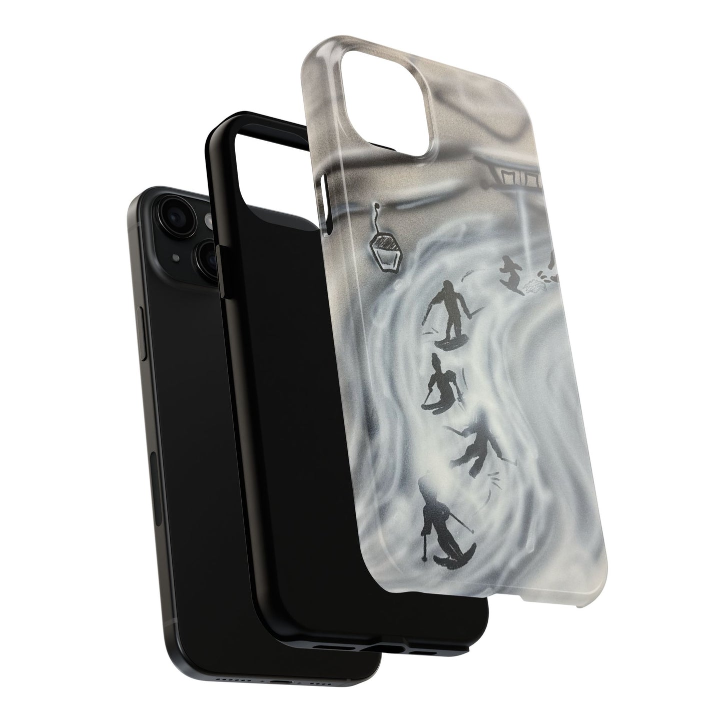 "arctic avalanche" airbrush iPhone case