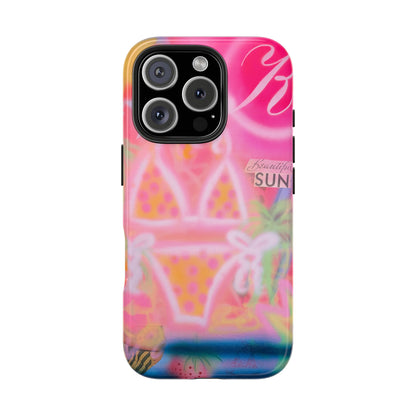 "santa monica strawberry" airbrush iPhone case