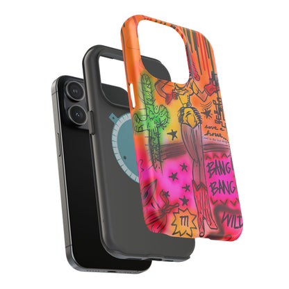 MagSafe "wild, wild west" airbrush iPhone case