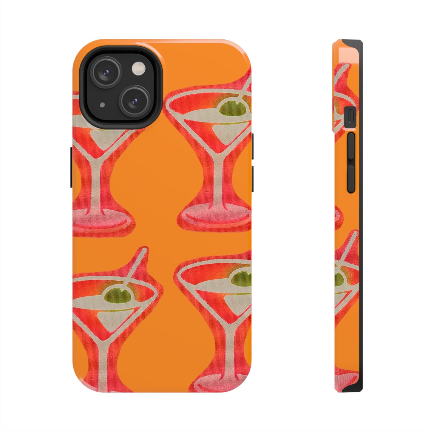 "shaken, not stirred” airbrush iPhone case