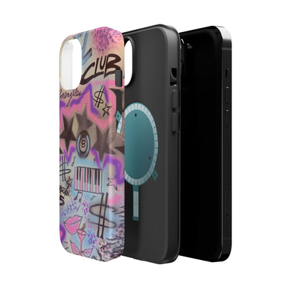 MagSafe "jazz club" airbrush iPhone case