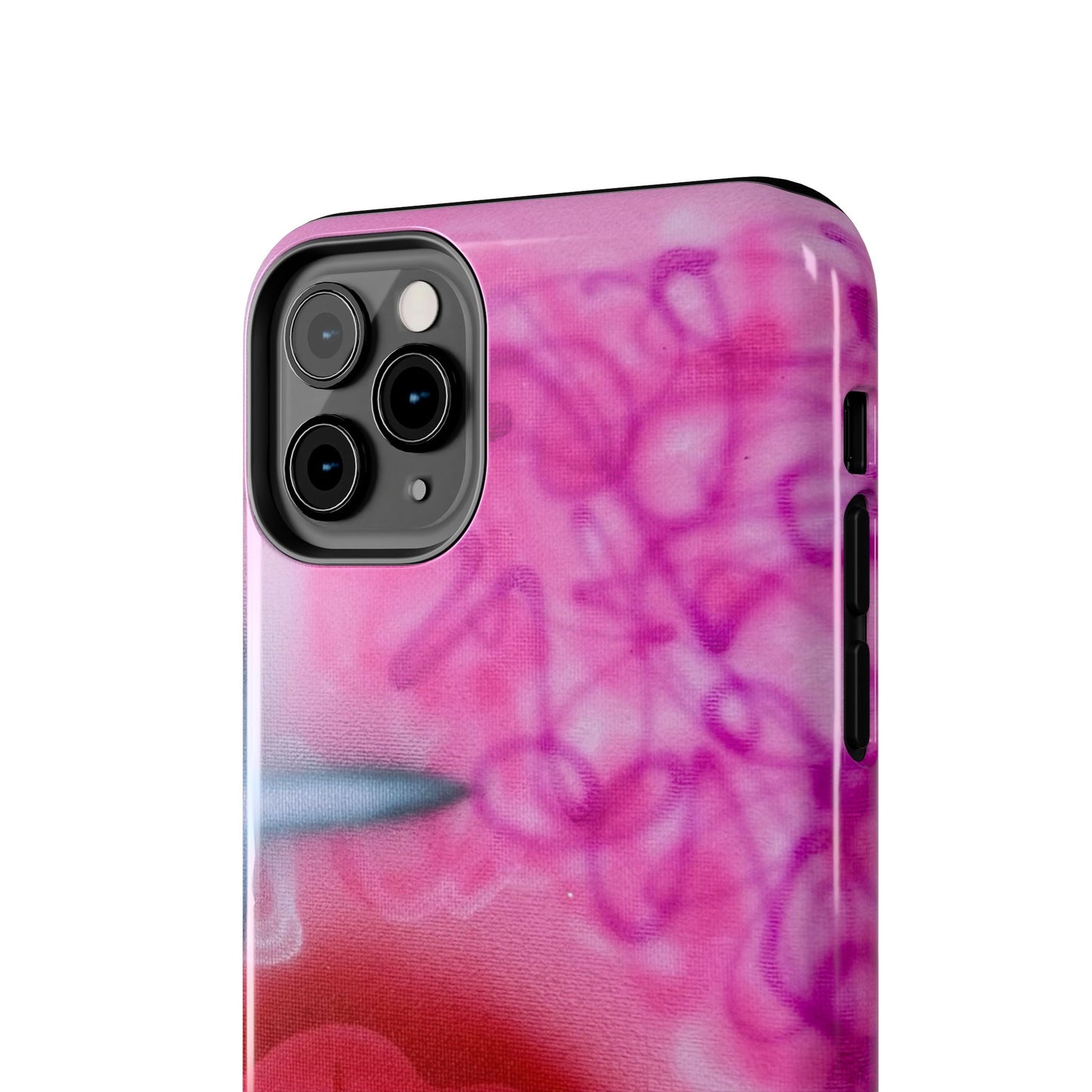 "glitter aura" airbrush iPhone case