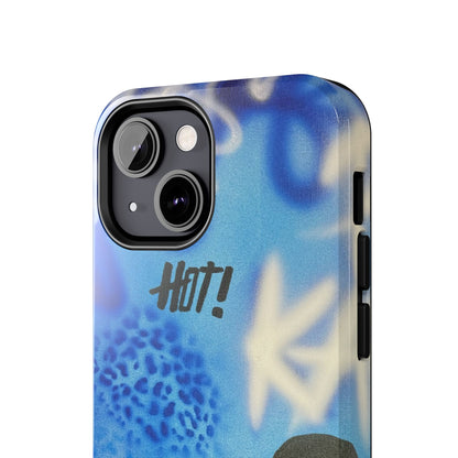 "brilliant blues" airbrush iPhone case