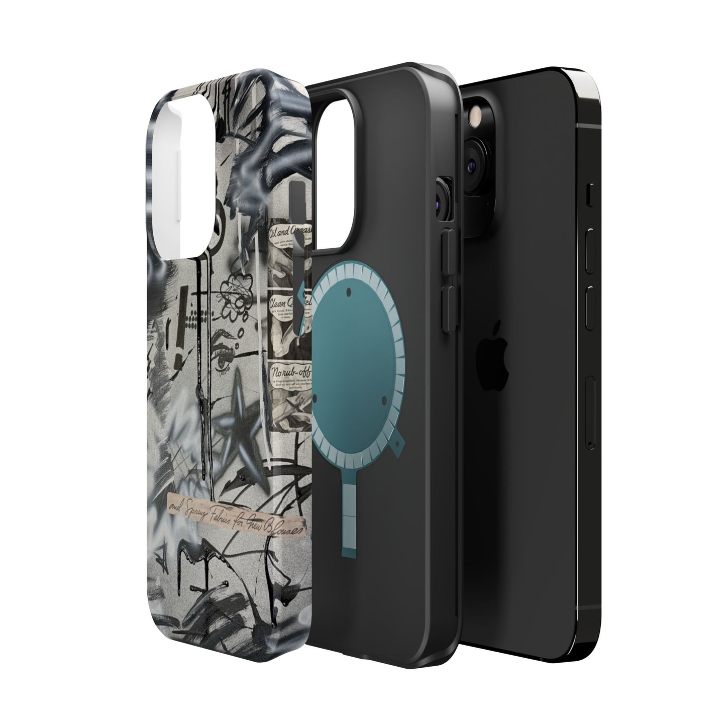 MagSafe "monochrome mood" airbrush iPhone case