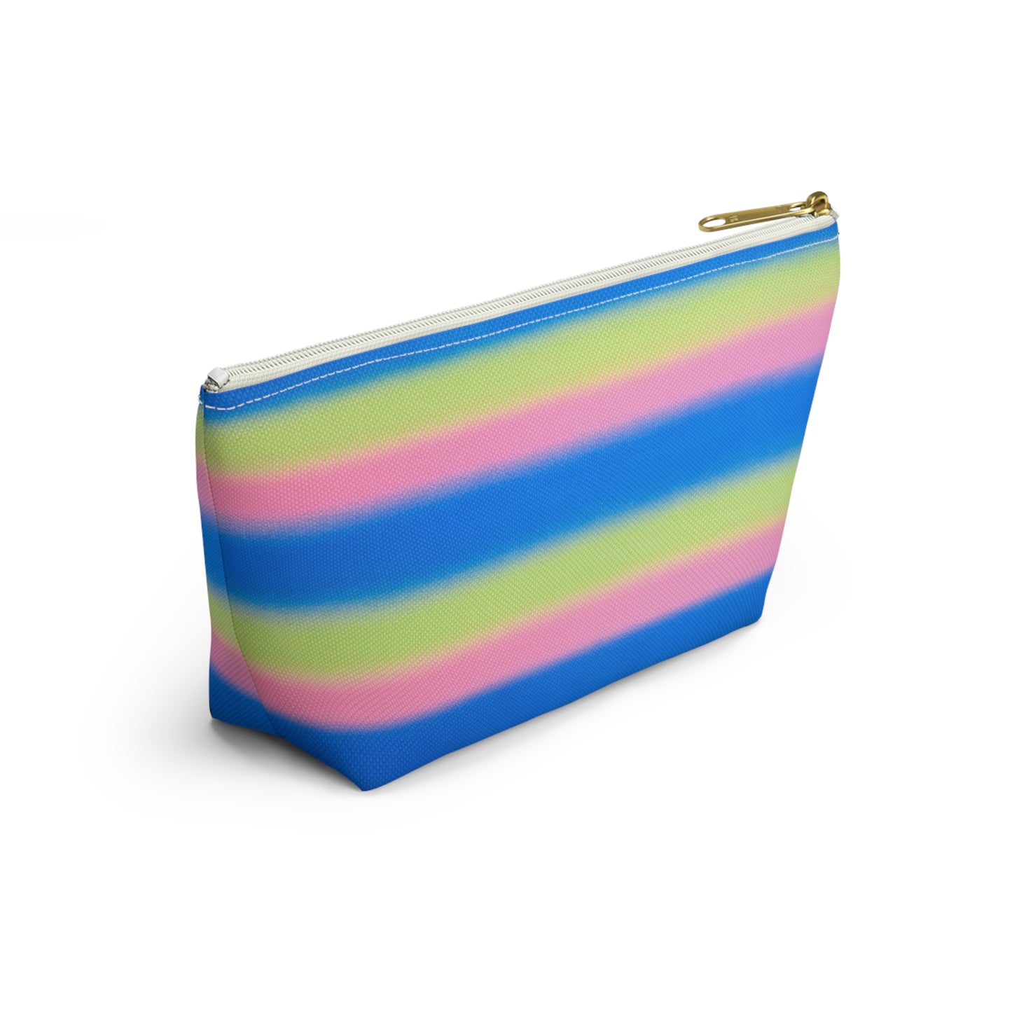 "sherbet stripes" airbrush makeup pouch