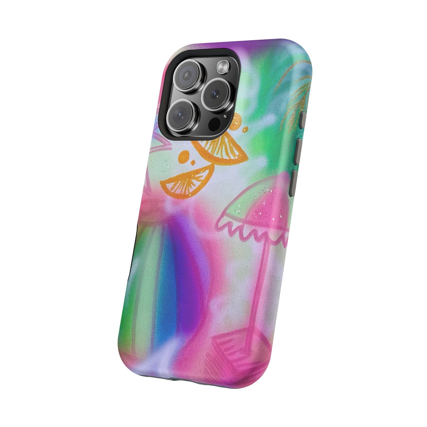 MagSafe "on the beach" airbrush iPhone case