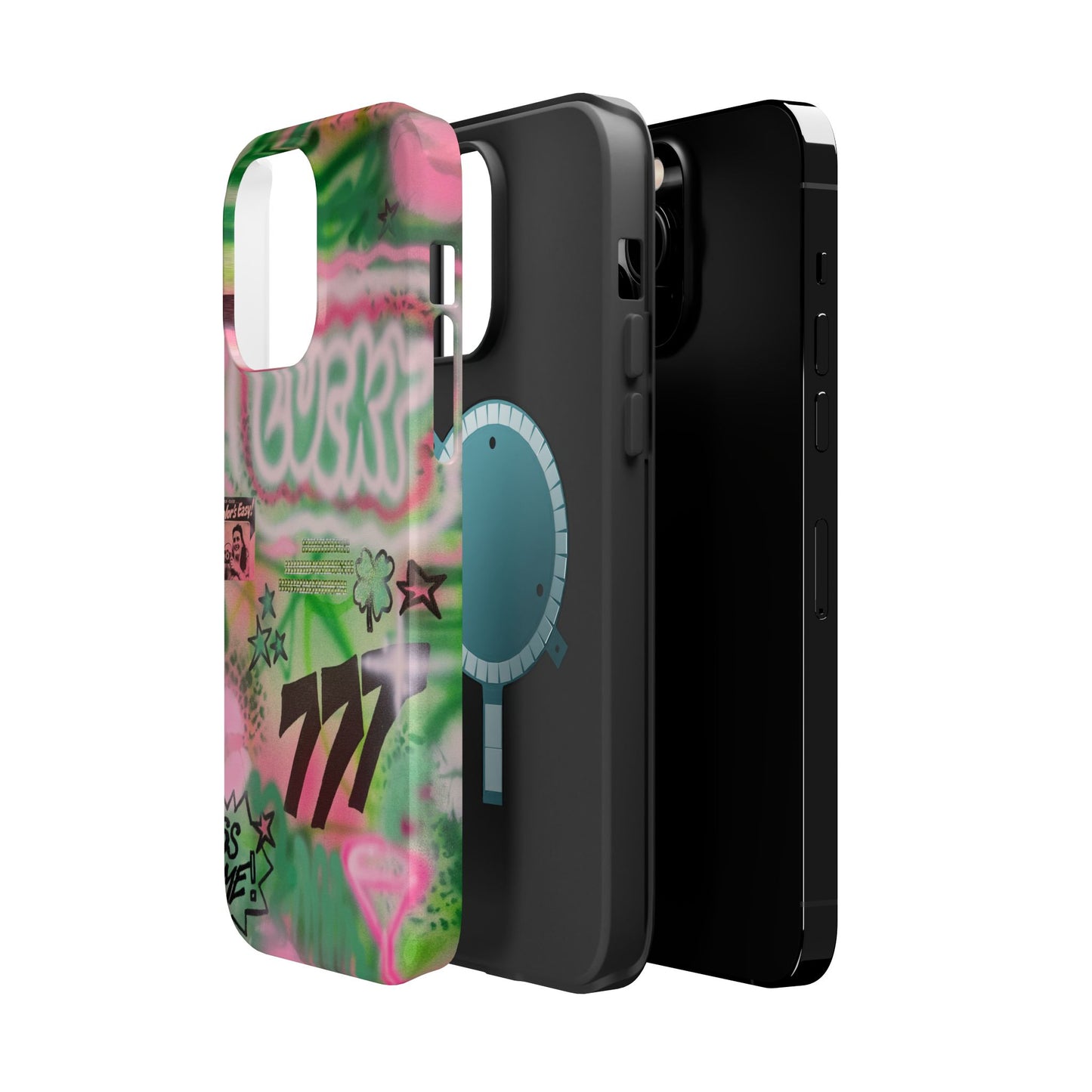 MagSafe "so lucky" airbrush iPhone case