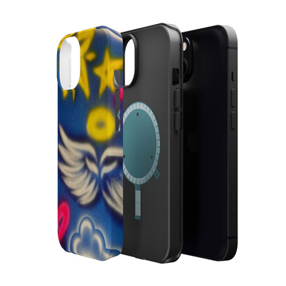 MagSafe "celestial halo" airbrush iPhone case