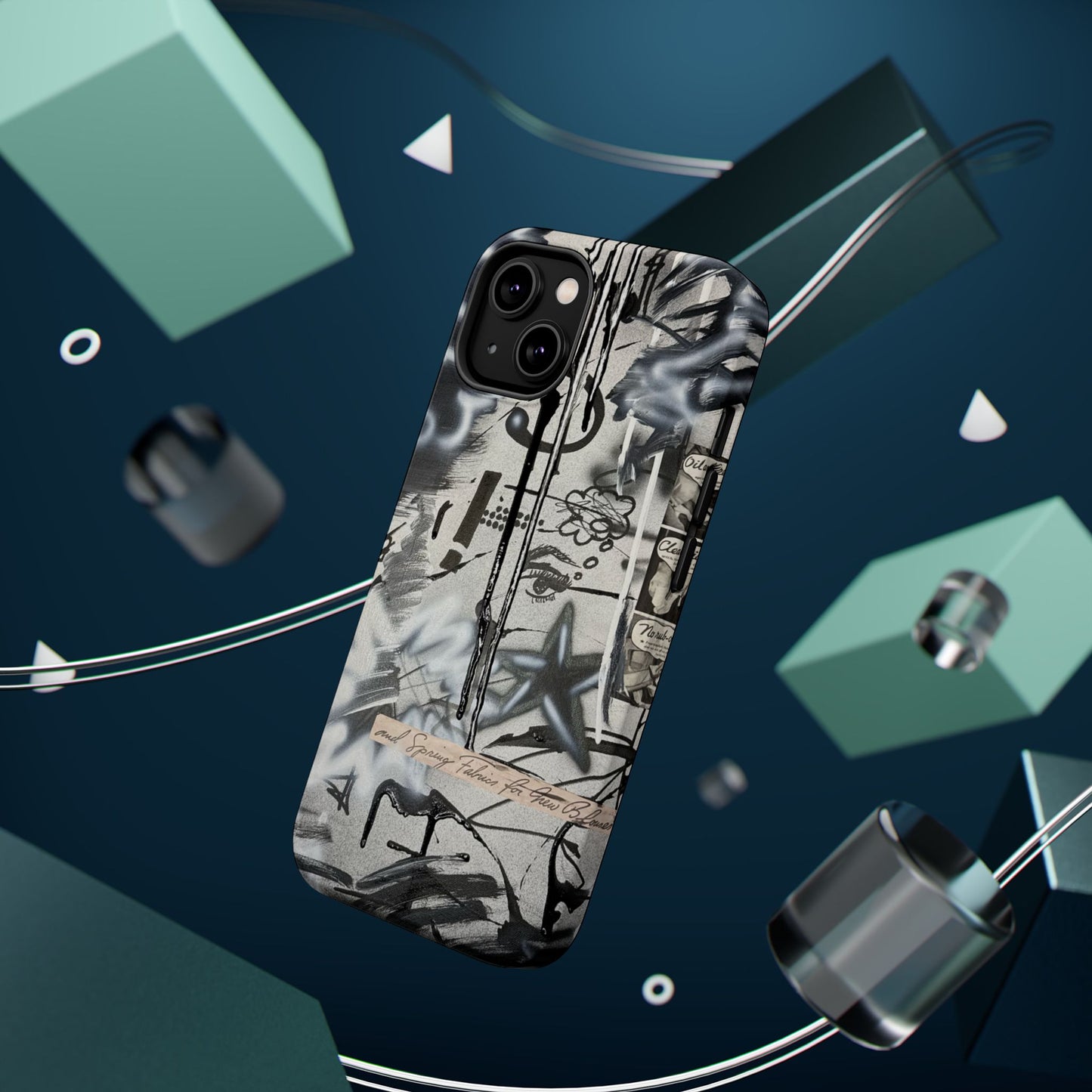 MagSafe "monochrome mood" airbrush iPhone case