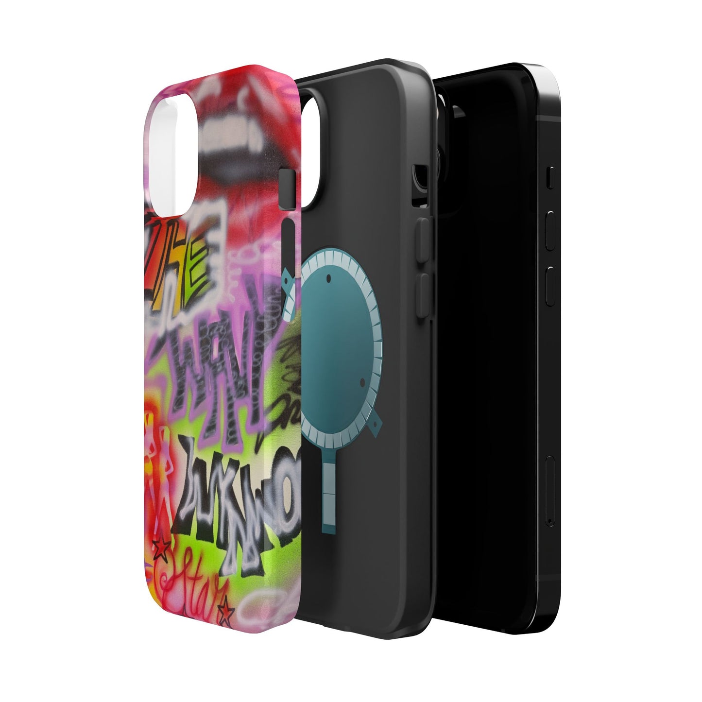 MagSafe "wynwood gold" airbrush iPhone case