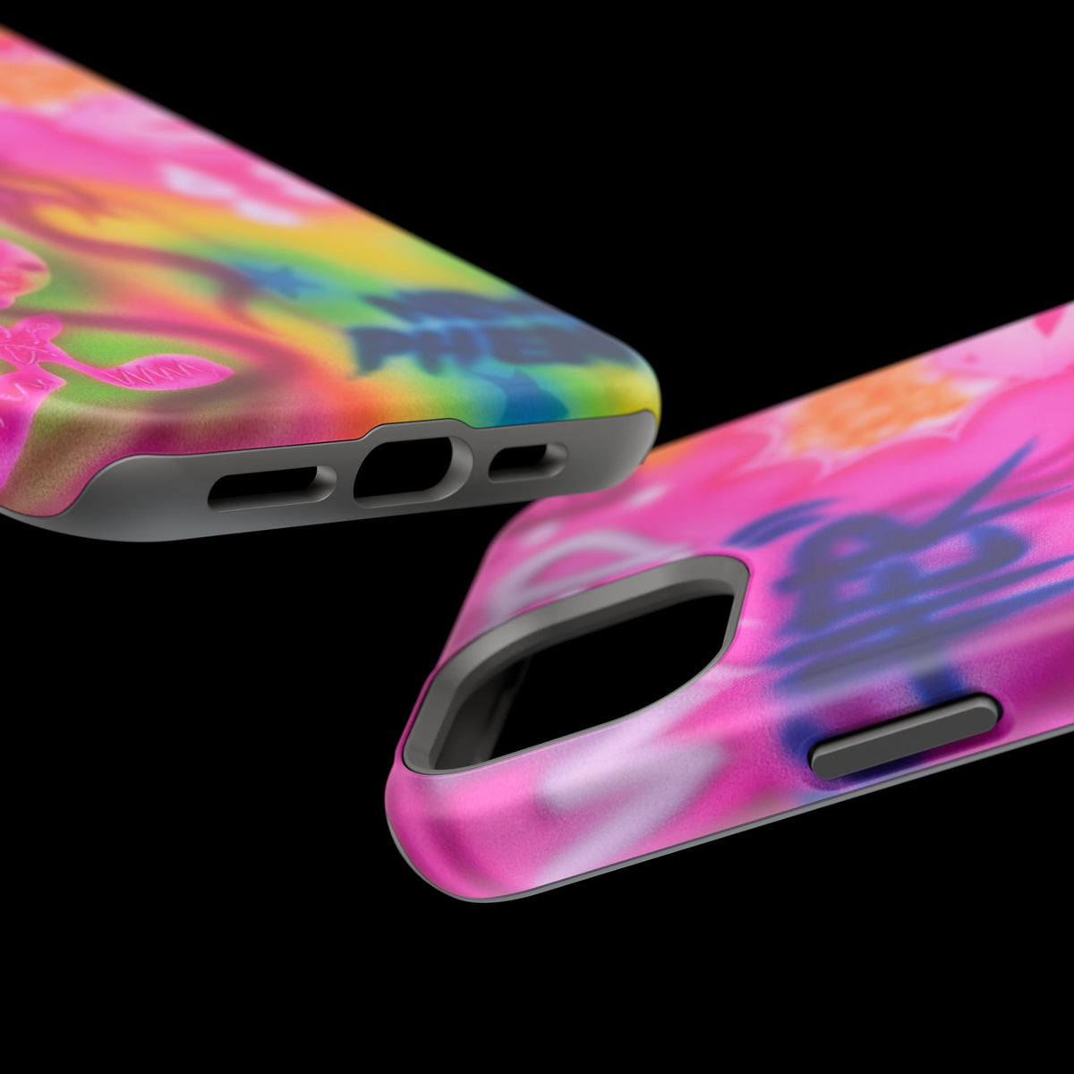 MagSafe "wanted" airbrush iPhone case