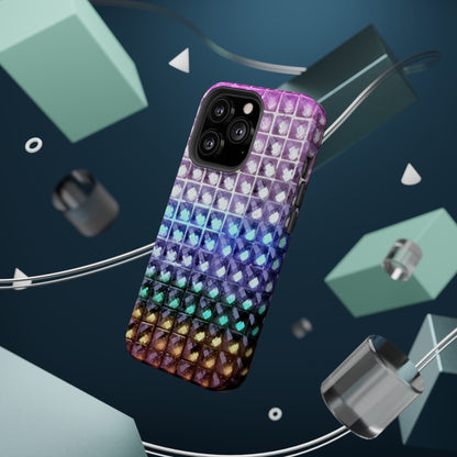 MagSafe "multicolor studs" airbrush iPhone case