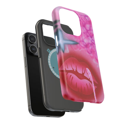 MagSafe limited edition "glitter aura" airbrush iPhone case