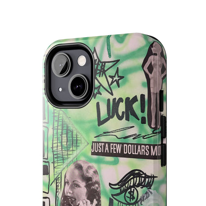 "lust over luck" airbrush iPhone case
