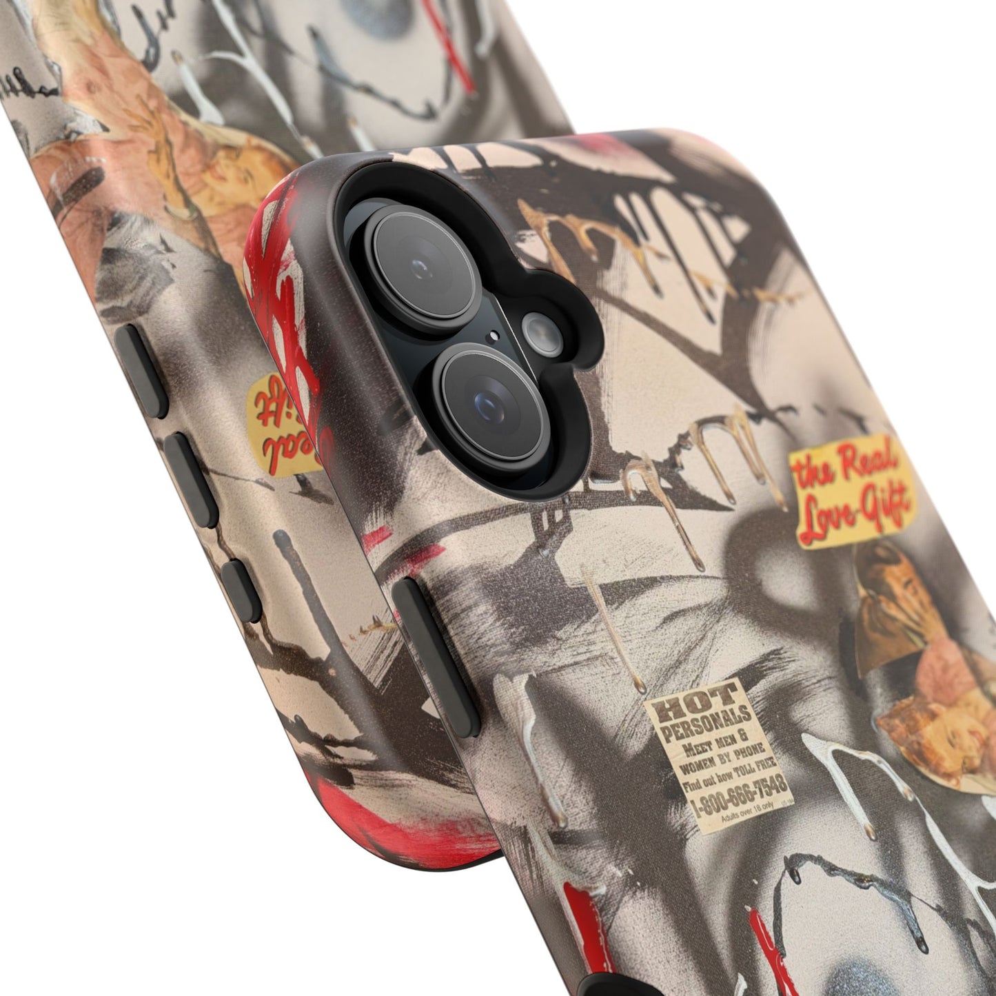 MagSafe "real love" airbrush iPhone case