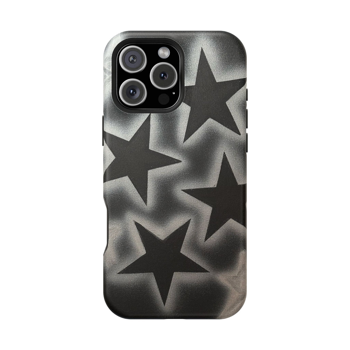 MagSafe "chrome stars" airbrush iPhone case