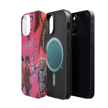 MagSafe "party diva" airbrush iPhone case