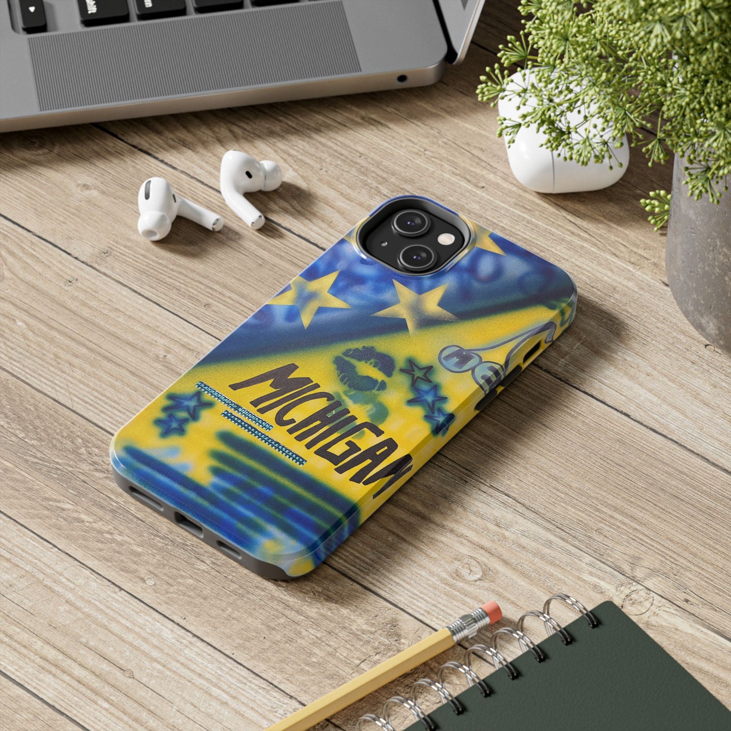 "ann arbor, michigan" airbrush iPhone case