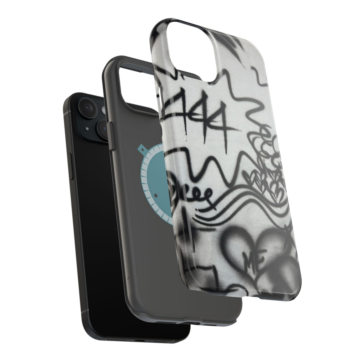 MagSafe „444“ Airbrush iPhone Hülle