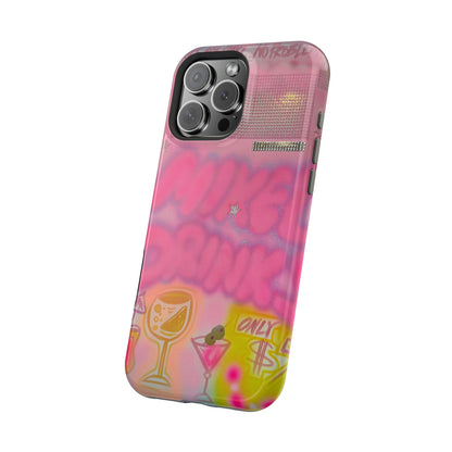 MagSafe "mixed drinks" airbrush iPhone case