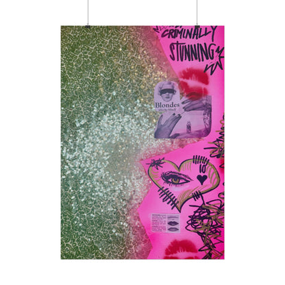 "glitter gloss" airbrush rolled print