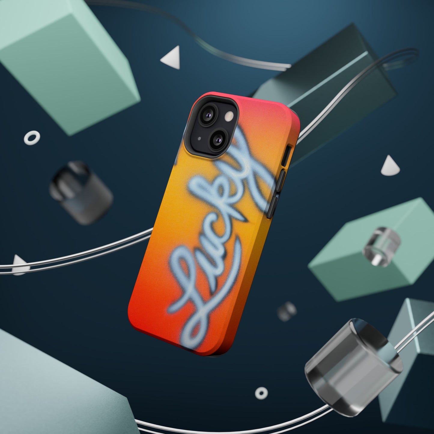 MagSafe "lucky" airbrush iPhone case
