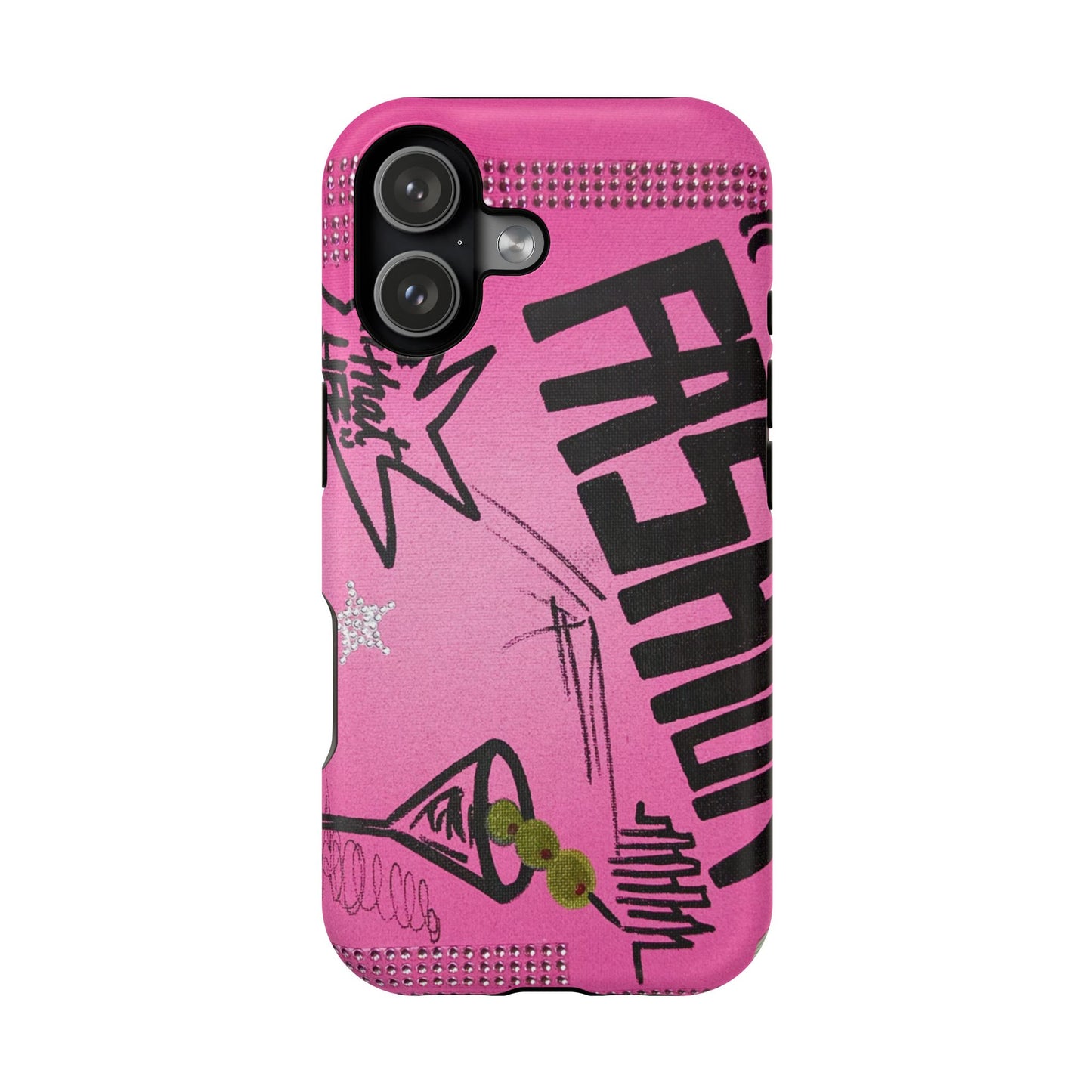 MagSafe "high fashion pt. 2" airbrush iPhone case