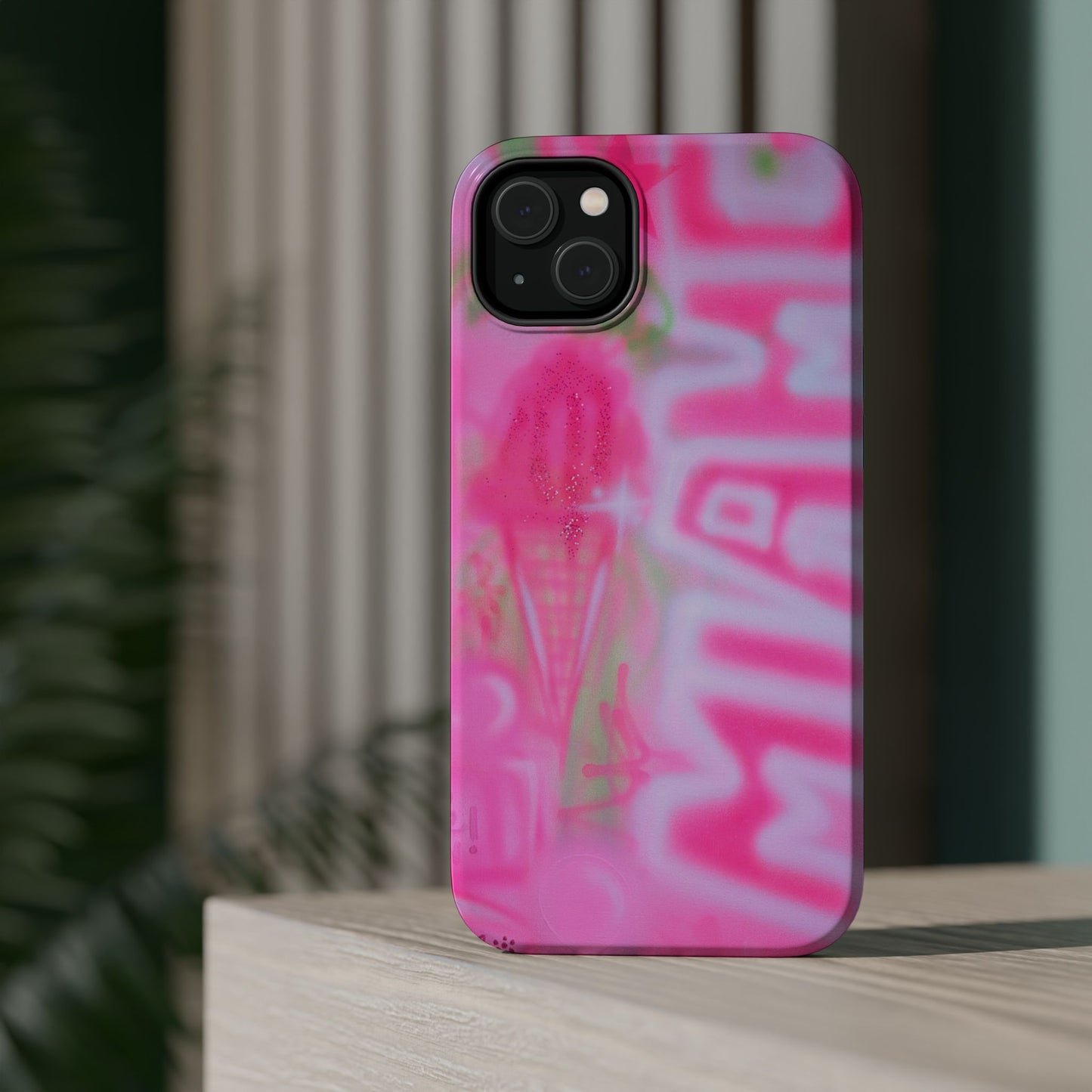 MagSafe "sunset sorbet" airbrush iPhone case