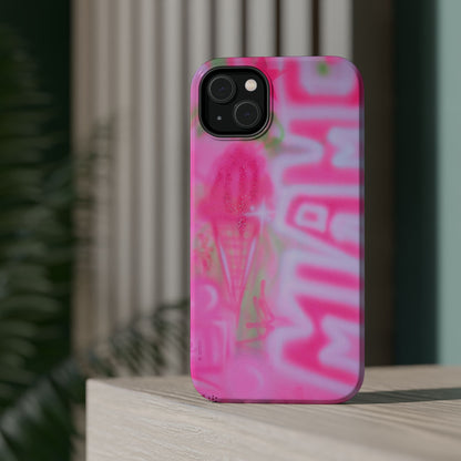 MagSafe "sunset sorbet" airbrush iPhone case