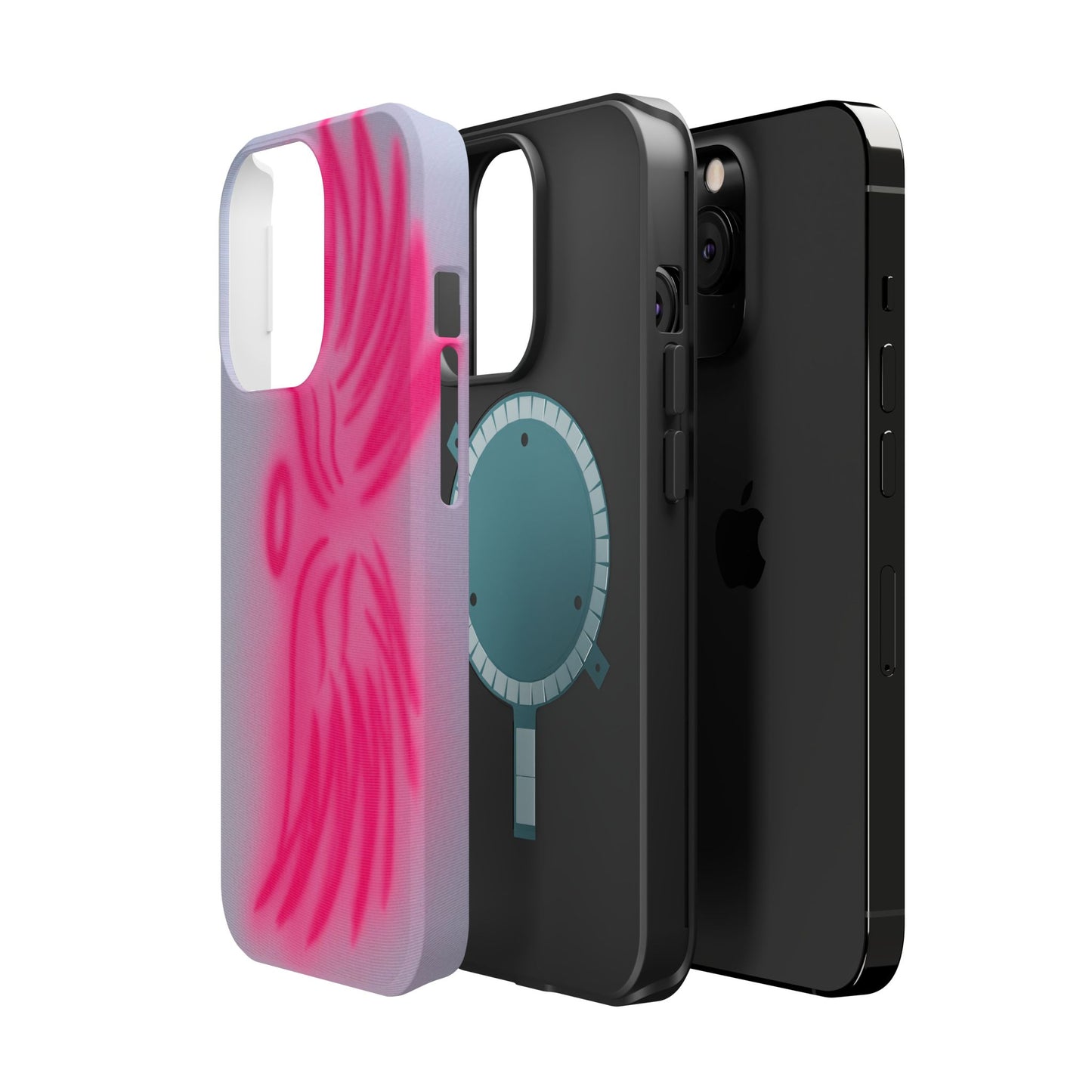 MagSafe "angel wings" airbrush iPhone case