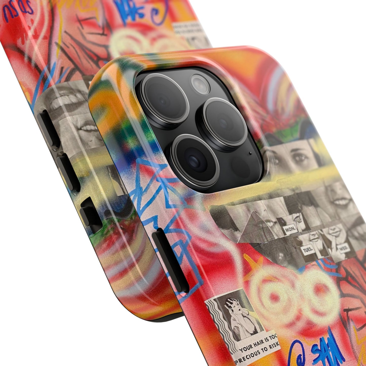 "get busy!" airbrush iPhone case