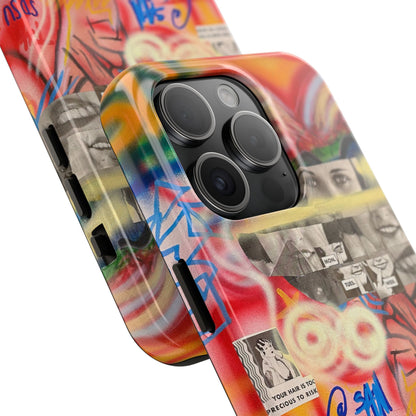 "get busy!" airbrush iPhone case