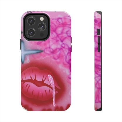 "glitter aura" airbrush iPhone case