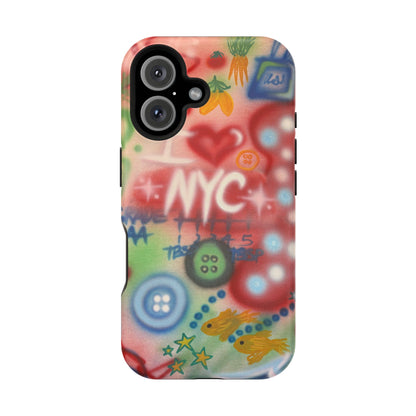 MagSafe "i <3 NYC" airbrush iPhone case