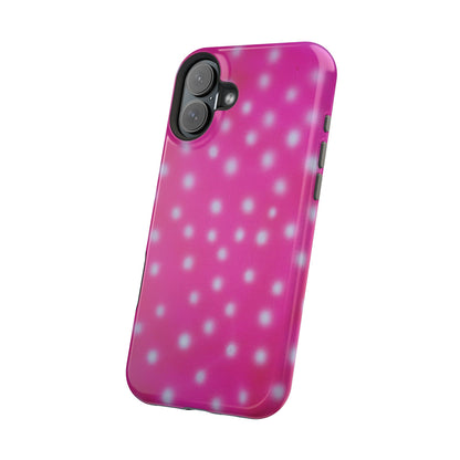 MagSafe "bubblegum polka dot" airbrush iPhone case