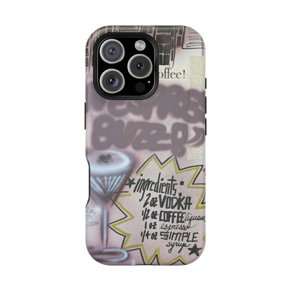 MagSafe "espresso martini" airbrush iPhone case
