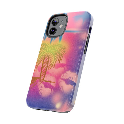 "glowy night" airbrush iPhone case
