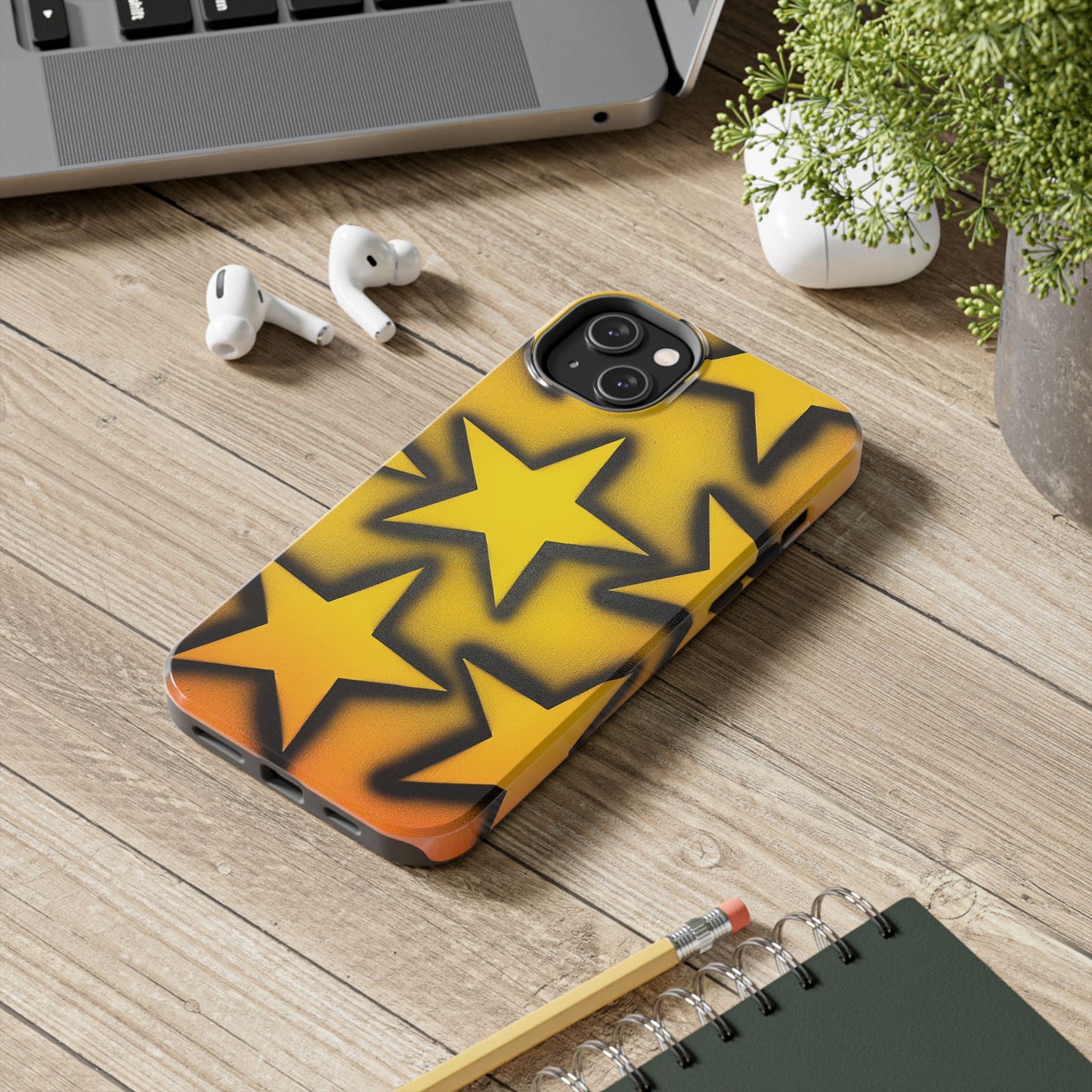 "UR A STAR!" airbrush iPhone case