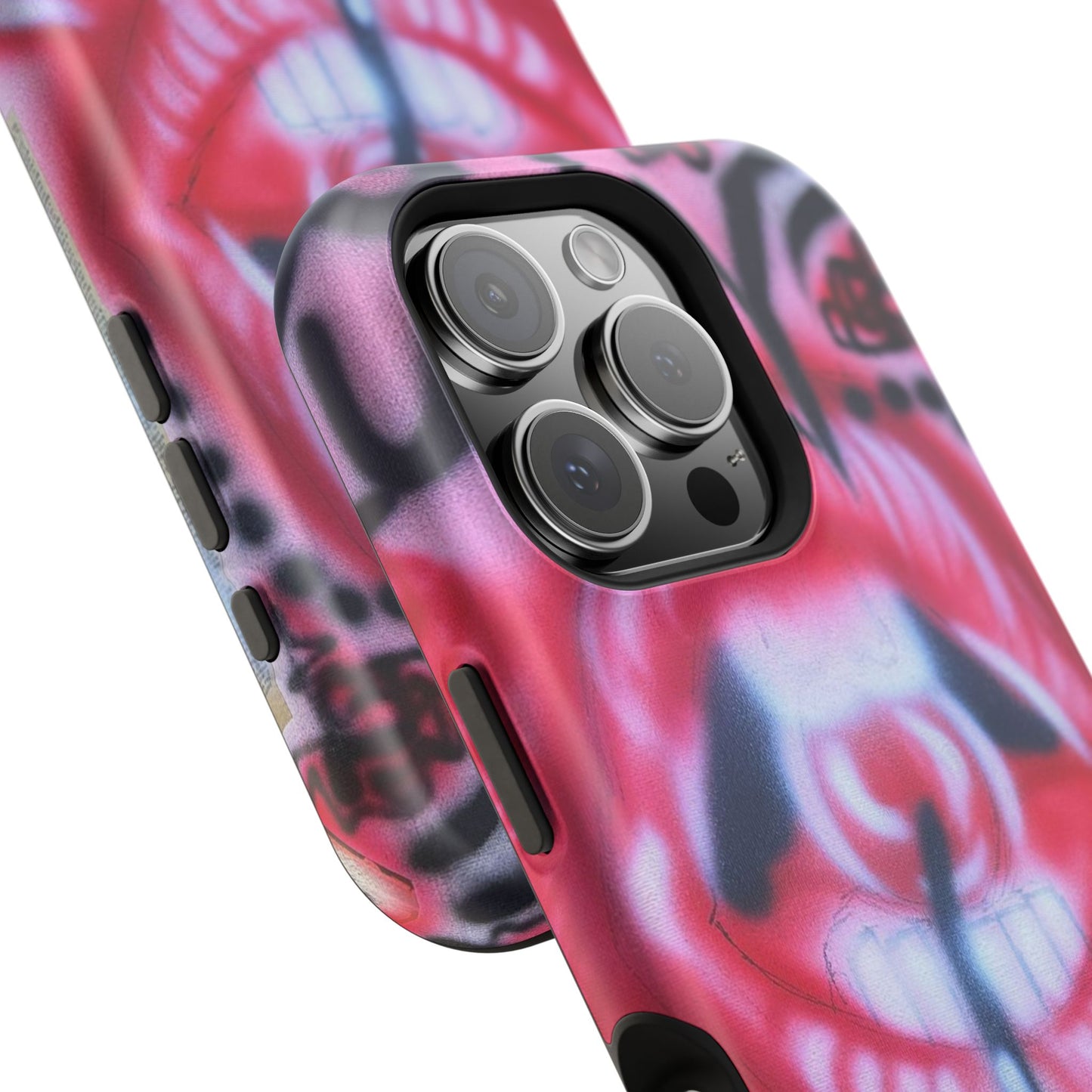 MagSafe "be happy, go lucky" Airbrush-iPhone-Hülle
