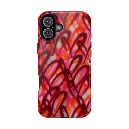 MagSafe „Graffiti Love“ Airbrush iPhone Hülle