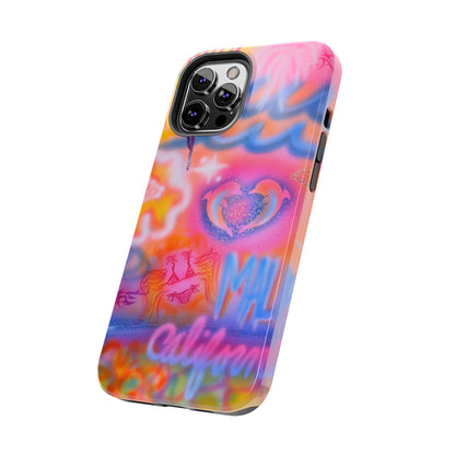 "mornings in malibu" airbrush iPhone case