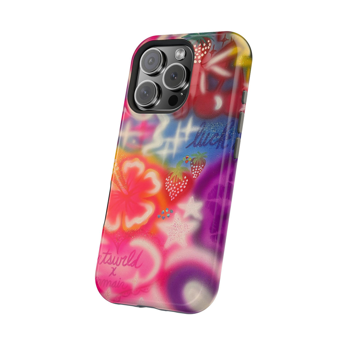 MagSafe „luck & luv“ Airbrush iPhone-Hülle